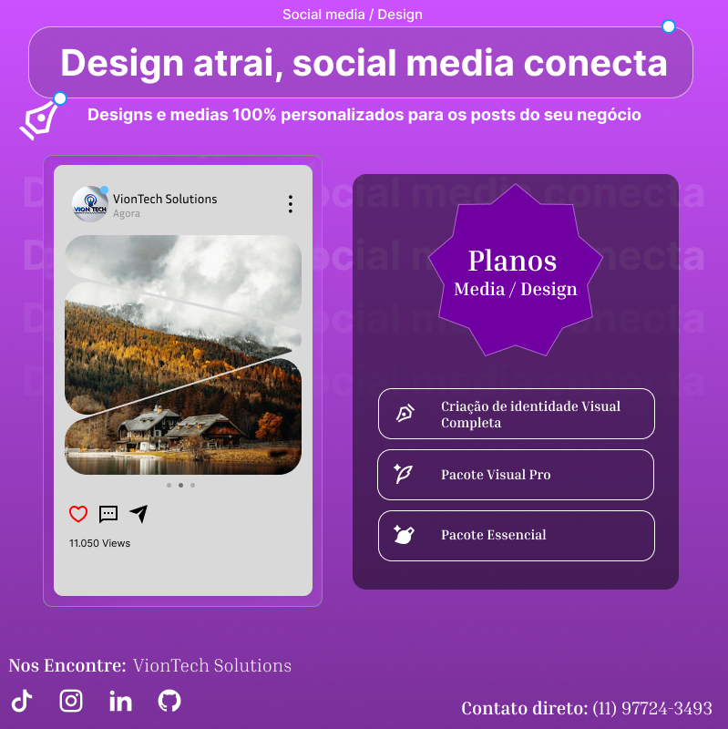 Design Atrai Social Media Conecta